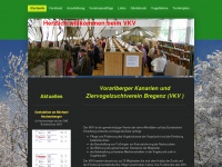 vogelzüchter-vorarlberg.at Webseite Vorschau