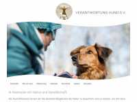 verantwortung-hund.org Webseite Vorschau