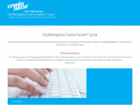 fachkongress-craniosuisse.ch Webseite Vorschau