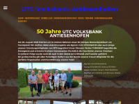 utc-antiesenhofen.at Webseite Vorschau