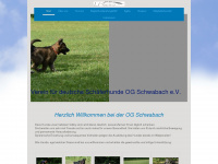 schäferhunde-schwabach.de Webseite Vorschau