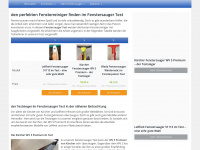 fenstersauger-tests.com Webseite Vorschau