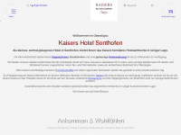kaisers-hotel-sonthofen.de Webseite Vorschau