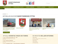 pitten.gv.at Webseite Vorschau