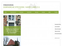 dorfkirche-stechow-havelland.de Webseite Vorschau