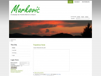 markovic.net Webseite Vorschau