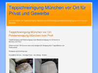 teppichreinigung-muenchen.blogspot.com Webseite Vorschau