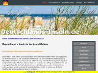 deutschlands-inseln.de Webseite Vorschau