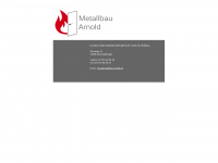 metallbau-arnold.de Webseite Vorschau