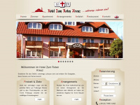 hotelzumrotenkreuz.de Webseite Vorschau