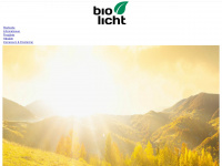 bio-licht.org Webseite Vorschau