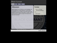 black-currant-band.de Webseite Vorschau