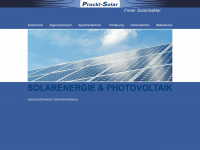 prockl-solar.de Webseite Vorschau
