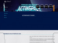 actinspace.org Webseite Vorschau