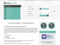 tarifo.de Webseite Vorschau