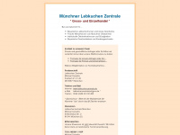 lebkuchenzentrale.de Webseite Vorschau