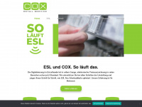 cox-retail.de Webseite Vorschau