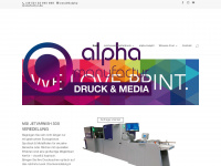alpha-manufactur.de Webseite Vorschau