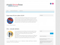 music-knowhow.de Webseite Vorschau