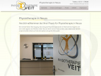 physiotherapie-veit.de Webseite Vorschau
