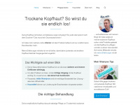 trockenekopfhaut.net Webseite Vorschau