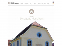 synagoge-heinsheim.de Webseite Vorschau