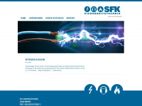 sfk-sicherheitstechnik.at Webseite Vorschau