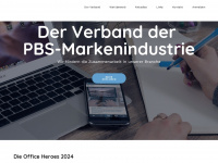pbs-markenindustrie.de Webseite Vorschau