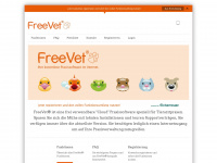freevet.de Webseite Vorschau