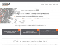 ibexu.com Webseite Vorschau