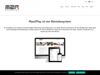 max2play.com Webseite Vorschau