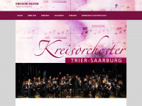 kreisorchester.de Webseite Vorschau