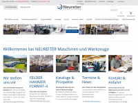 neureiter-maschinen.at Webseite Vorschau