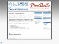 picobello-dienstleistungen.de Webseite Vorschau