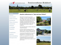 seniorenhaus-riddorf.de Webseite Vorschau