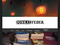dunkelfeder.com Webseite Vorschau