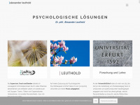 leuthold.de Webseite Vorschau