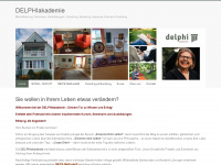 delphiakademie.at Webseite Vorschau