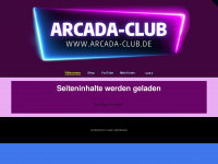 arcada-club.de Webseite Vorschau