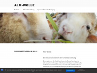 alm-wolle.de Webseite Vorschau