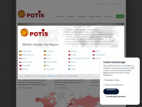 potis.com Webseite Vorschau