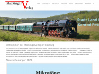 mackingerverlag.at Webseite Vorschau