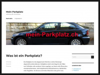 mein-parkplatz.ch Webseite Vorschau