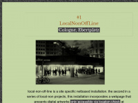 localnonoffline.de Webseite Vorschau