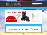 iw-skates-hockey.de Webseite Vorschau