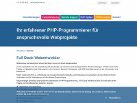 webaufbau.ch Webseite Vorschau