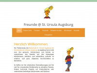 freundestursula-augsburg.de Webseite Vorschau