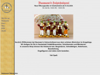 baumanns-holzschnitzerei.de Webseite Vorschau
