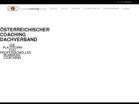 coachingdachverband.at Webseite Vorschau