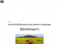 baeretriewers-pinscher.de Webseite Vorschau